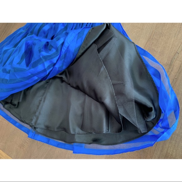 Betsey Johnson Strapless Dress in Cobalt Blue 4 - Picture 5 of 10